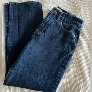 Madewell 90’s straight petite 27 - Dark Blue Jeans